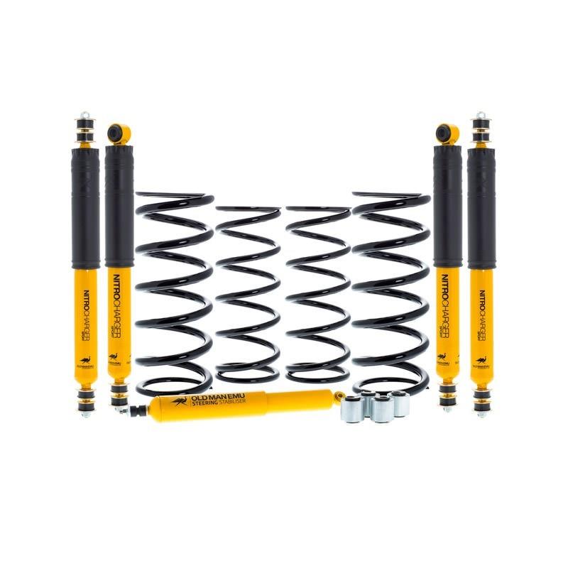 Комплект подвески Old Man Emu OME Land Rover Defender 110 амортизаторы Nitrocharger Sport нагрузка до 500 кг лифт 40-55 мм, арт. OMEDEF110P-NSHH