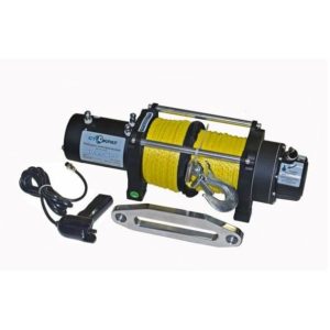 Лебедка электрическая автомобильная СТОКРАТ HD 9.5 WP, 12V, 6.0 л.с. с синтетическим тросом